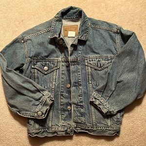 Gap kids jean jacket sz large